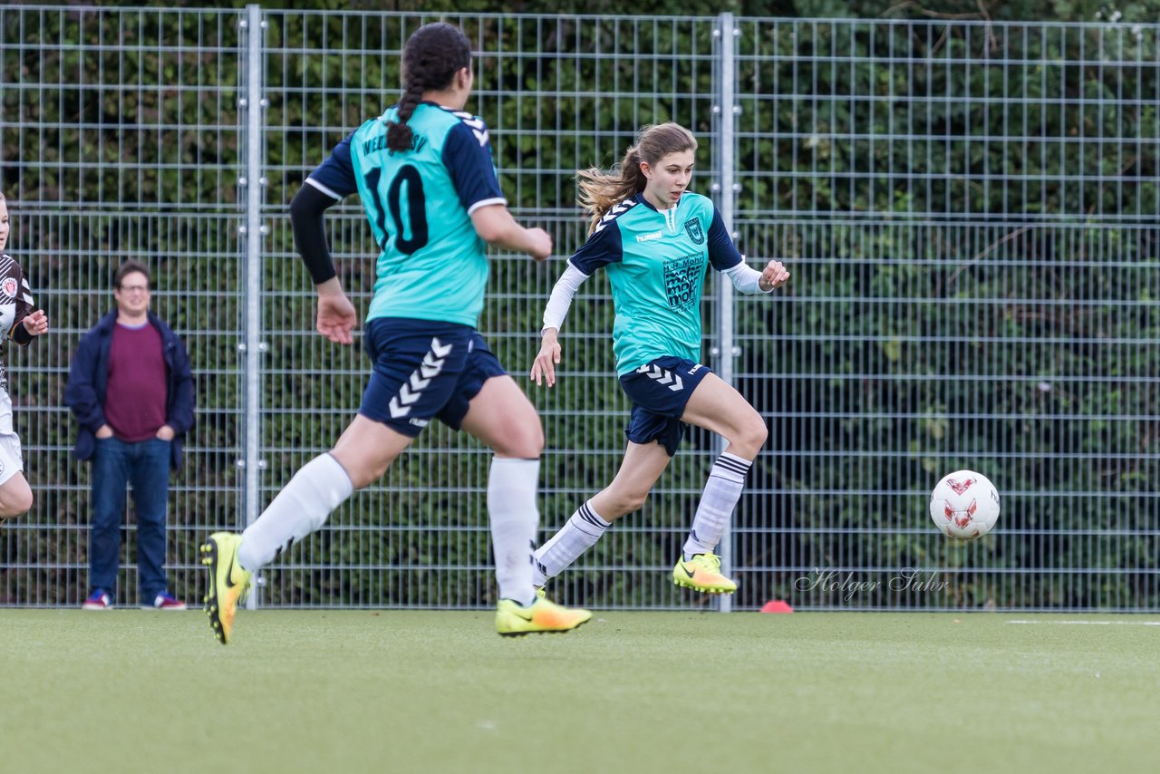 Bild 72 - B-Juniorinnen Wedel - St. Pauli : Ergebnis: 1:2